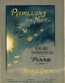 Papillons de Nuit - Valse Intermezzo pour Piano