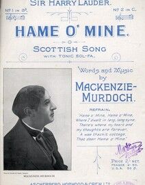 Hame O' Mine - Scottish Song in the key of B flat Major for Low Voice - Sung by Sir Harry Lauder