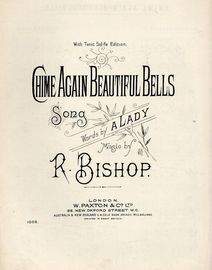 Chime Again Beautiful Bells - Song with Tonic Sol-Fa - Paxton Edition No. 1005
