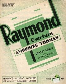 Raymond - Overture for Piano Solo