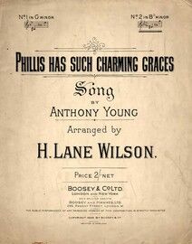 Phillis Has Such Charming Graces - Song in B flat Minor for High Voice