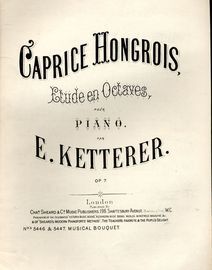 Caprice Hongrois - Etude en Octaves - Pour Piano - Musical Bouquet - No. 5446 & No. 5447