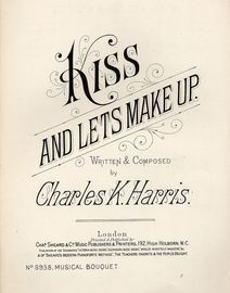Kiss and Lets Make Up - Musical Boquet No. 8938