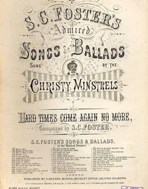 Hard Times Come Again No More - Musical Bouquet No. 1489 - Songs & Ballads sung by the Christy Minstrels - Musical Bouquet No. 1489