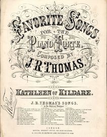 Kathleen of Kildare - Favorite Songs for the Piano Musical Bouquet Series No. 1889