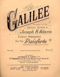 Gaililee - Founded on the Grand Song - For Pianoforte