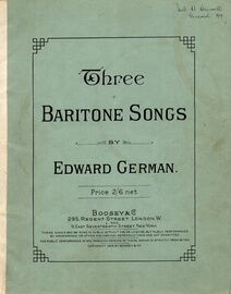 German - Three Baritone Songs