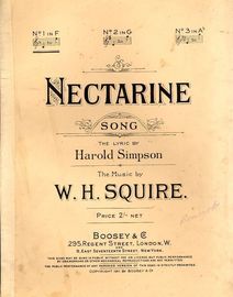 Nectarine - Song - No. 1 in key of F major
