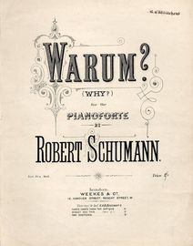 Warum ? (Why ?) - For the Pianoforte