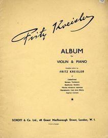 Album for Violin & Piano - Edition Schott No. 1600 - Six Morceaux choisis