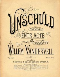 Unschuld (Innocence) - Entr'acte for Piano
