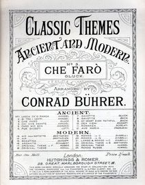 Che Faro - No. 3 from "Classic Themes" - Ancient and modern
