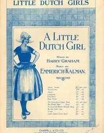 A Little Dutch Girl - From "A Little Dutch Girl" - Duet  for Piano and Voice