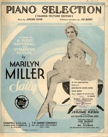 Sally - Piano Selection (Talking Picture Edition) from A first national and Vitaphone Picture as sung by Marilyn Miller
