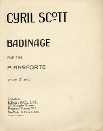 Badinage - For the Pianoforte