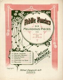 Cantique du Soir - Piece No. 5 from "Fiddle Fancies" - For Violin and Piano