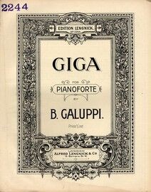 Giga - Edition Lengnick No. 2244 - for Piano