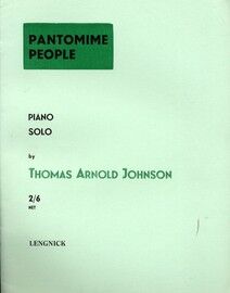 Pantomime People - for Piano