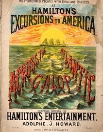 Across The Atlantic Galop - Composed Expressly for Hamilton's Entertainment (Excursions to America)