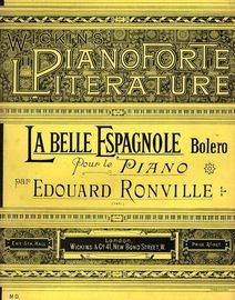 La Belle Espagnole - Bolero pour le Piano - Wickins Pianoforte Literature Series No. 418