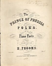 The Prince of Prussia - Polka for the Pianoforte