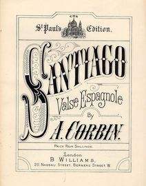 Santiago - Valse Espagnole -  Piano Solo - St. Pauls Edition