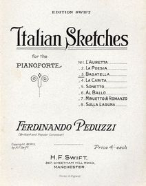 Bagatella - No. 3 From  ''Italian Sketches'' - For Pianoforte - Edition Swift