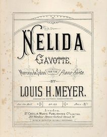 Nelida - Gavotte - Morceau de Salon for the Pianoforte - Op. 123