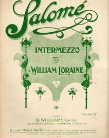 Salome -  Intermezzo for piano