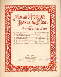 Off for the Holidays -  From 'New and Popular Dance & Music for Pianoforte Solo'