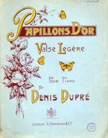 Papillons d'Or (Golden Butterlies) - Valse Legere for Piano Solo