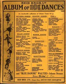 Reid Bros Album of 101 Dances - A Unique collection of the most popular British and Foreign Marches and March Tunes