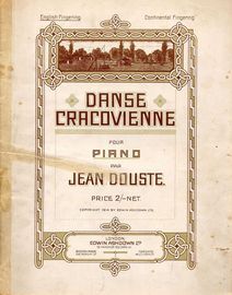 Danse Cracovienne - For Piano - English Fingering