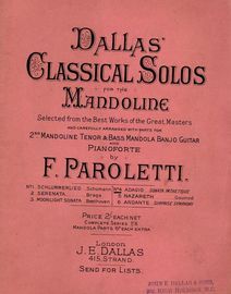 Adagio (sonata pathetique) - No. 4 from Dallas' Classical Solos for the Mandoline - Selected from the Best Works of the Great Masters and carefulyl ar