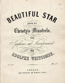 Beautiful Star - Sung by Christy's Minstrels