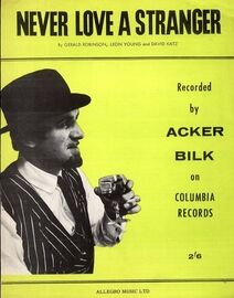 Never Love a Stranger - Piano Solo - Featuring Acker Bilk