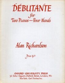 Debutante - For Two Pianos (Four Hands)