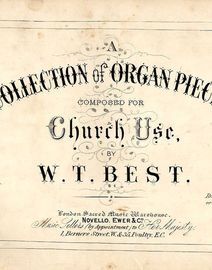 A Collection of Organ Pieces composed for Church Use - Book 4
