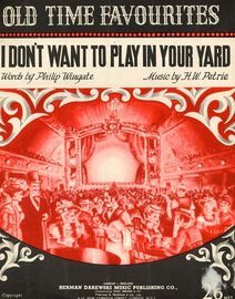 I Don't Want to Play in Your Yard - Song in the key of F major