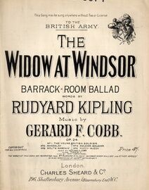 The Widow At Windsor - Barrack Room Ballad