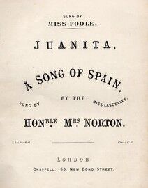 Juanita -  A Song of Spain -  sung By The Miss Lascelles