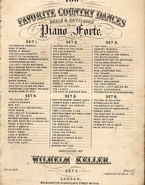 100 Favourite Country Dances - Set 1 - Reels and Cotillons - for Piano