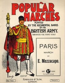 Paris - Popular Marches played by the Regimental Bands of the British Army - Piano Solo