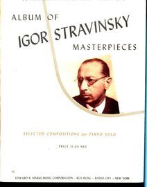 Album of Igor Stravinsky Masterpieces - Selected compositions for piano solo - Contemporary Masterpieces Album No. 9