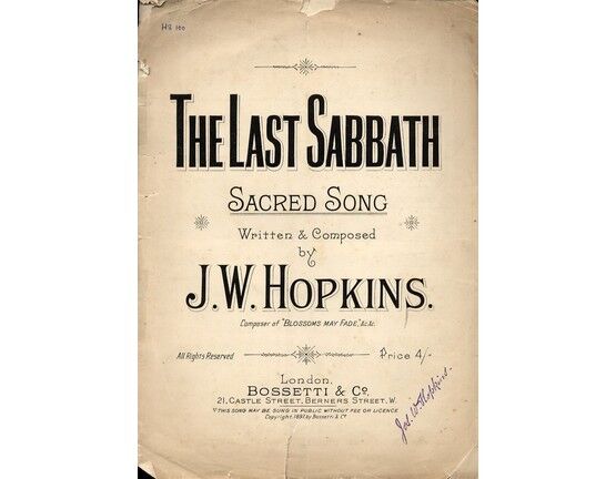  | The Last Sabbath - Sacred Song