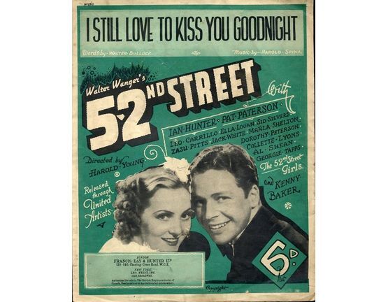 10084 | I Still Love to Kiss you Goodnight - Song from "52nd Street" - Featuring Ian Hunter and Pat Paterson