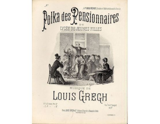 10152 | Polka des Pensionnaires - Entr'acte du Lycee de Jeunes Filles - For Piano Solo - French Edition