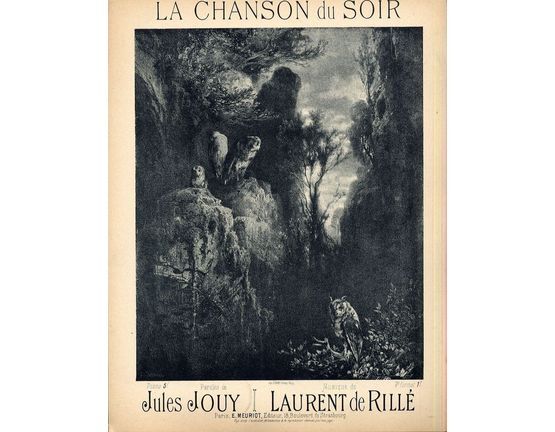 10176 | La Chanson du Soir - For Piano and Voice - French Edition