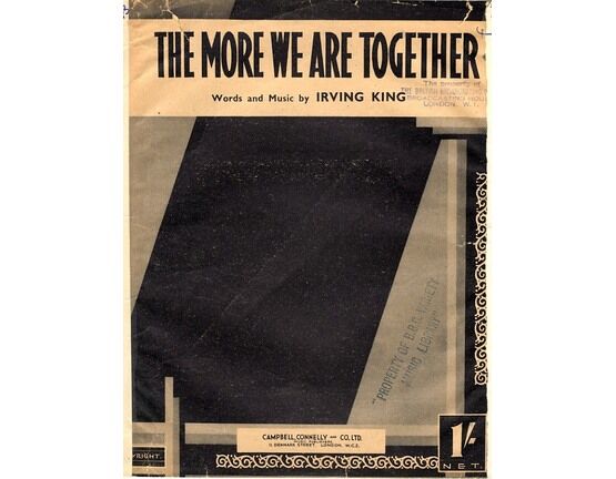 102 | The More we are Together (founded on an old air) - The official song of the ancient order of Froth Blowers!