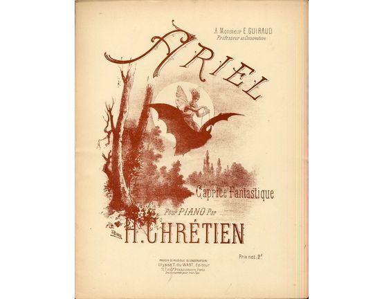 10227 | Ariel - Caprice Fantastique - For Piano Solo - French Edition